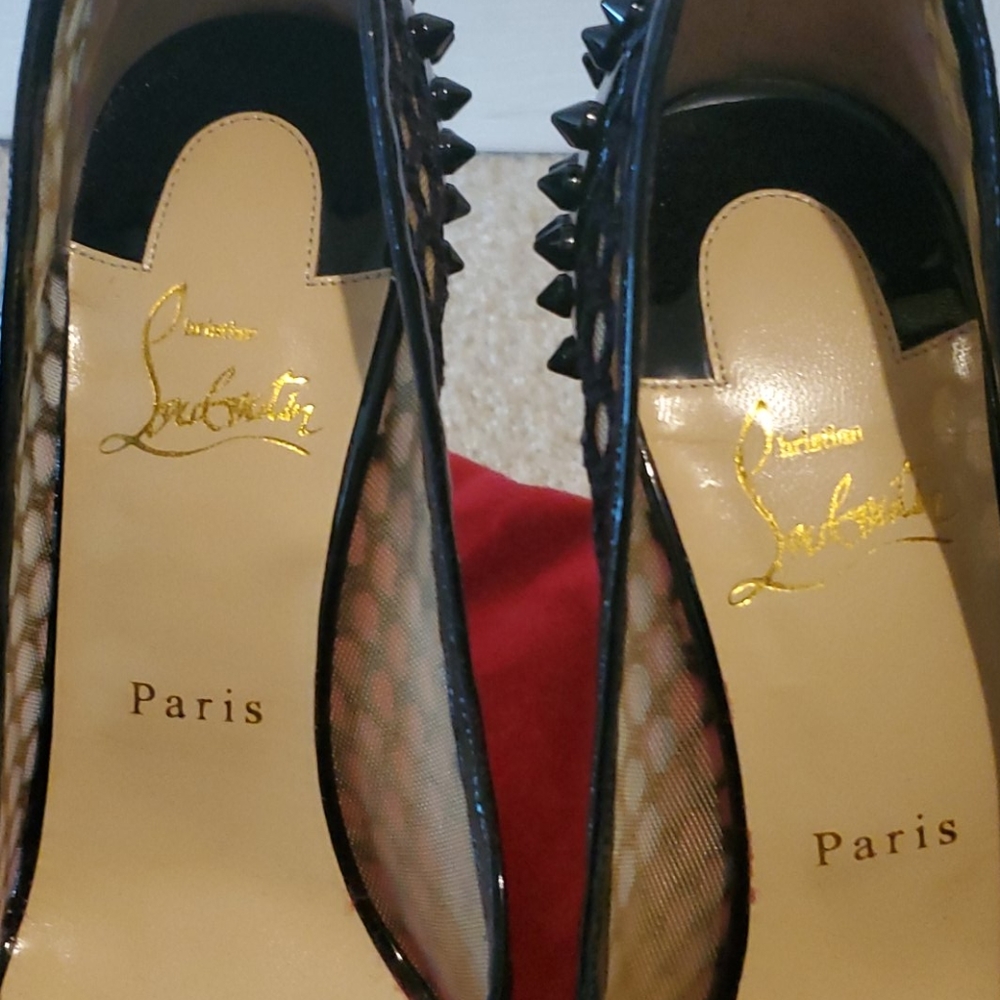 Rare 38 1/2 Christian Louboutin Heels - Picture 4 of 7
